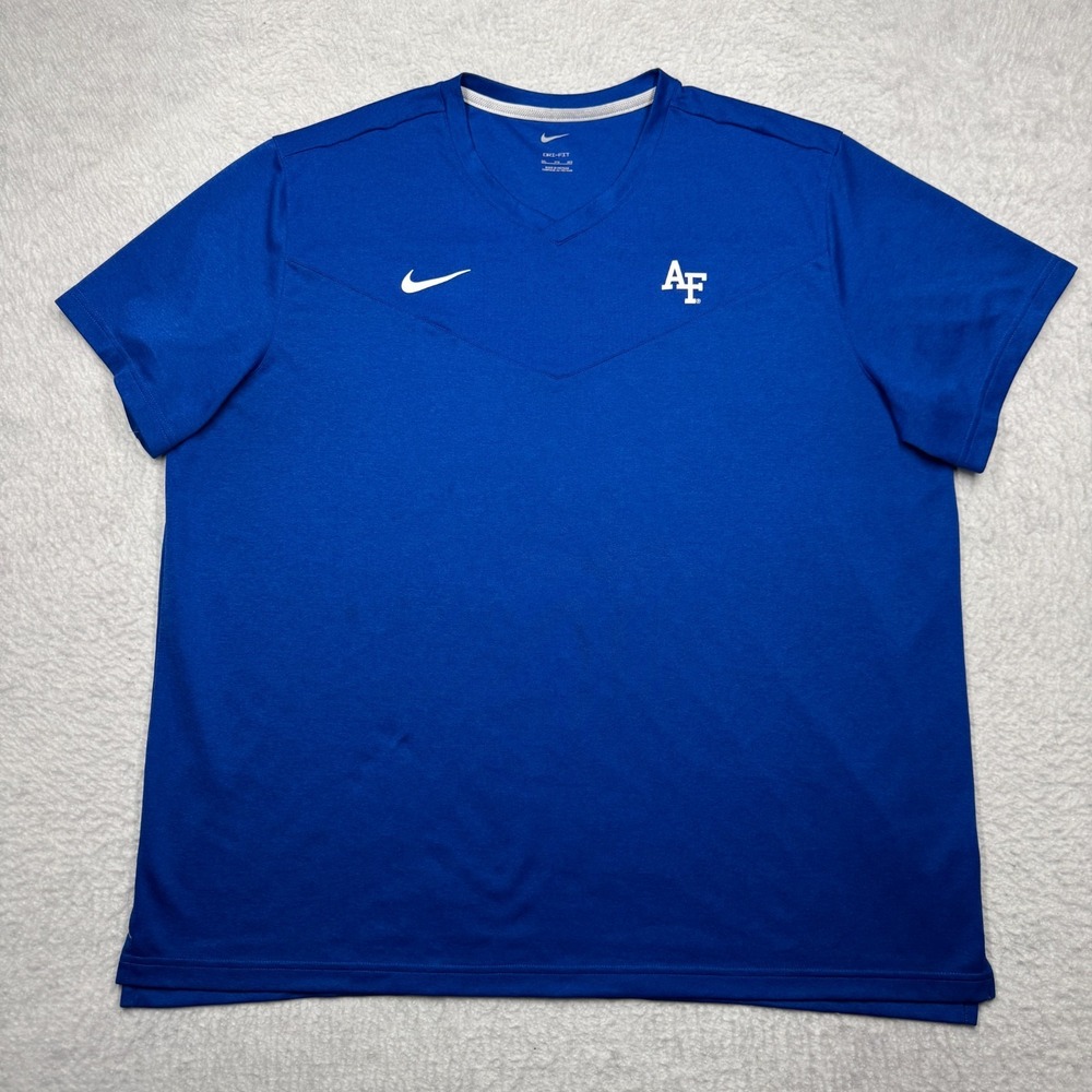 Air Force Falcons Nike‎ Dri-Fit T-Shirt Royal Blue Men's Size 3XL